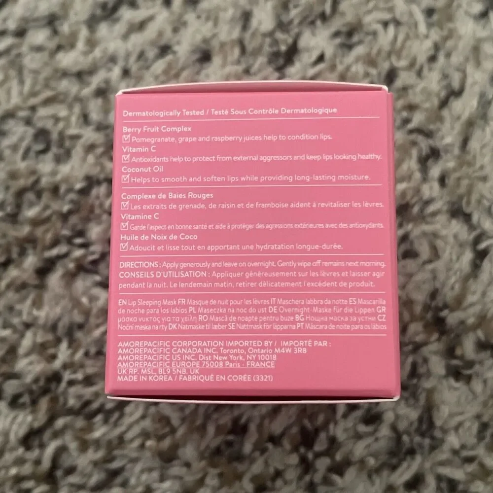 Laneige Lip Sleeping Mask - 20g (Berry) NEW - Picture 3 of 6
